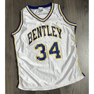 Vintage Bentley College Womens Basketball Jersey Size 42 Rawlings WBCA USA